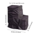 thumbnail image 3 of Todaioua Pool Pump Cover Waterproof Oxford, Outdoor Water Pump Cover, High Low Profile Pump Protector, Dust Proof Sun Protection, Swimming Pool Pump Enclosure, Easy Installation Filter Pump Cover, 3 of 9