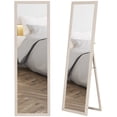 thumbnail image 1 of HOMCOM 64" x 21" Full Length Mirror, Rectangular Full Body Mirror, White, 1 of 10