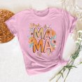 thumbnail image 4 of RKSTN Hauts d'Été pour Femmes Décontractés Coupe Ample Polyvalents T-Shirts Graphiques Mode à Imprimé Floral Respirants Manches Courtes Col Rond T-shirt Blouses, Cadeaux de la Fête des Mères, 4 of 5