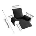thumbnail image 3 of Chmadoxn Chair Covers,Couch Cover Recliner Sofa Towel -dirty Pet Sofa Cushion Solid Color Rocking Chair Massage Chair Sofa Protection Cover Towel Recliner Chair Cover Sofa Cushion, 3 of 7
