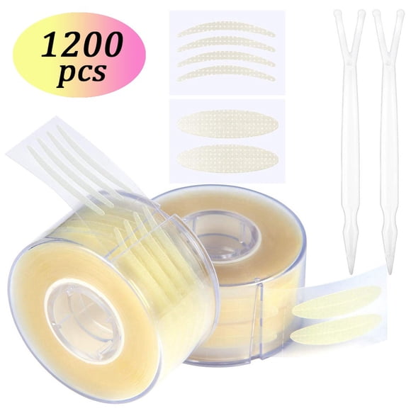 FcBaudy 1200pcs Double Eyelid Tapes Invisible Adhesive Eye Stickers Instant Eyelid Lift Double eyelid sticker