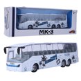 thumbnail image 2 of Simulation Bus, Lifelike Shape Generous Sturdy Exquisite Workmanship Bus Toy, Children Adults For Friends Teens Colleagues White, 2 of 8