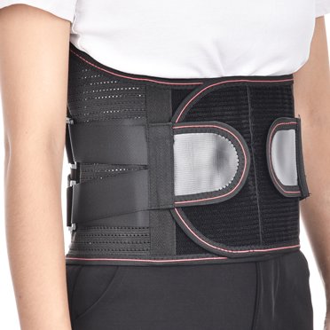 Ceinture de Soutien Lombaire, Orthèse Lombo-Sacrée pour le Dos, Ceinture de Soutien Lombaire Ajustable et Respirante, Thérapie Auto-Chauffante avec 3 Coussinets Remplaçables pour Hommes et Femmes, Soulagement des Douleurs Dorsales, Sciatique, Hernie Discale, Scoliose