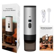 CJiaWei 3 In1 Portable Coffee Maker 72W Portable Coffee Maker 12V Machine Rechargeable Portable Coffee Maker USB Coffee Maker Water Reservation 90ml