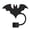 Noir, variante sur Capuchons de Paille Chauve-Souris 3D pour Tasse Mignon Embout de Paille Chauve-Souris Drôle Mini Support Séparé Sol plus plus Tube Crayon pour Salle de Classe Parapluies pour Boissons pour Enfants Parapluies Réutilisables