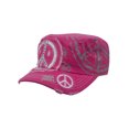 thumbnail image 1 of Top Headwear Casquette Ajustable Imprimée pour Femmes - Rose - Studted Peace, 1 of 2
