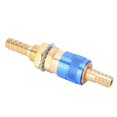 thumbnail image 1 of Quick Connector Fitting Solid Brass Quick Connector Quick Hose Connector Fitting Water Cooled Tig Welding For MIG TIG Welder Torch Blue, 1 of 8
