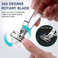 thumbnail image 3 of 7 Pcs Nail Clippers Set Ingrown Toenail Clippers Kit Stainless Steel Ingrown Toenail Removal Kit Professional Toenail Clippers Set for Ingrown and Thick Nail Durable Toe Nail Cutter, 3 of 11