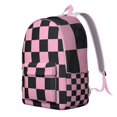 thumbnail image 3 of Buffalo Plaid Print Backpack, Classic Red and Black Checkered Daypack with Rustic Farmhouse Plaid Aesthetic for Daily Use, 3 of 5