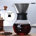 thumbnail image 3 of 300ml/600 Maker Set Coffee Dripper / Filter Borosilicate Glass resistant Coffee Tool - 600ml, 3 of 8