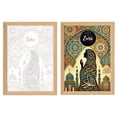 thumbnail image 1 of Binwennn Lamp for Kids Acrylic And Solid Wood Night Light For Desktop New Picture Frame Night Light Four Styles, 1 of 4