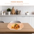 thumbnail image 3 of SHOWERORO 125 Pcs Plateaux Alimentaires en Carton Plateaux pour Hot-Dogs Papier Kraft pour Collations Frites, 3 of 6