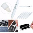 thumbnail image 4 of Stylo à Craie Liquide Blanc Effaçable Stylo Tableau Noir Fournitures Scolaires R7A1 D2O9, 4 of 6