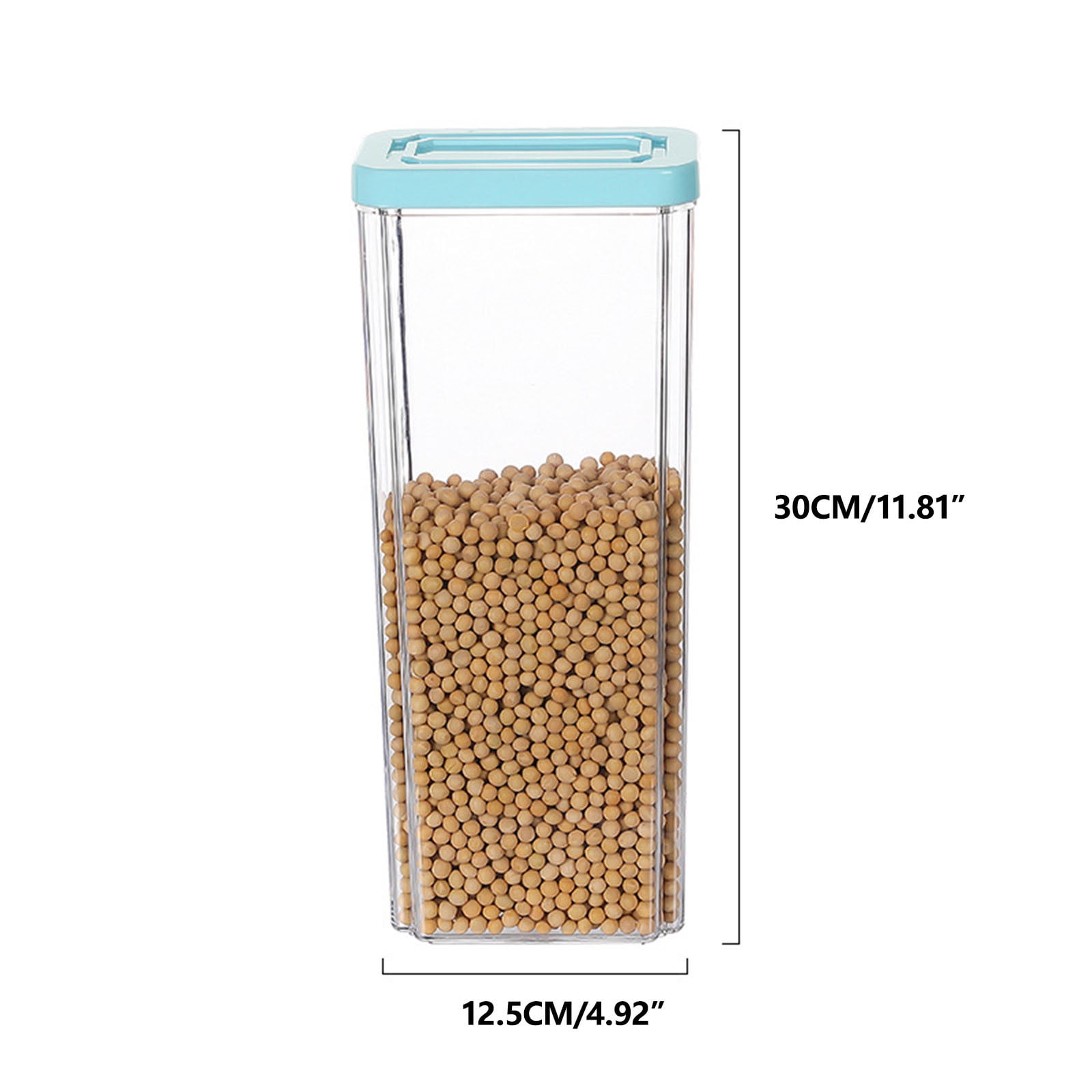 Food Storage Containers,Food Storage Container with Lids Tall Airtight Food Storage Jar Plastic Food Storage Container Kitchen Pantry Containers for Cereal Flour and Sugar