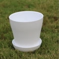 thumbnail image 1 of Open Pot Pp Resin Planter, Balcony Outdoor Plant Stand, High Waist Design, Durable Plastic Material, for Home Gardening, Versatile Plant Container, Large Capacity, Weatherproof, Urban Hzhnb, 1 of 7