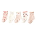thumbnail image 1 of XZNGL Cotton Socks for Girls Toddler Girls Socks Cute Cartoon Flower Pattern Breathable Mesh Kids Non-Slip Cotton Socks Toddler Socks Girls Toddler Girls Socks Little Girls Socks Kids Socks Girls, 1 of 9