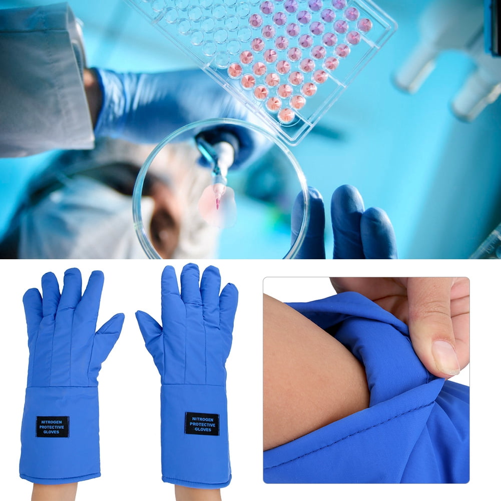 Loewten Cold Protection Gloves, Work Gloves Breathable For Laboratory Research For Biomedical For Biogenetic Technology