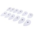 thumbnail image 3 of facefd Ensemble de 12 Pcs Couvre-Chefs de Golf en Cuir PU Imperméable Blanc, 3 of 5