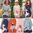 thumbnail image 5 of 2018 Nouvelle Robe d'Été Chaude pour Bébés et Enfants Filles Unicorn à Imprimé floral costume Mode Décontracté Robe de Princesse Robes Vêtements pour Enfants, 5 of 5