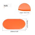 thumbnail image 2 of Unique Bargains Exercise Core Sliders, Oval Glider Discs with Feet Covers, Dual Sided, Home Gym, Orange, 2 of 6