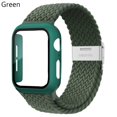 thumbnail image 1 of LEIXIUER Nylon Band for Apple Watch Bands with Case 38mm 42mm, Adjustable Braided Solo Loop with Glass Screen Protector Case ,Soft Wristband Stretch Nylon Elastic Strap for iWatch Series 3 2 1, 1 of 6