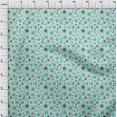 thumbnail image 4 of oneOone Polyester Spandex Turquoise Green Fabric Medical Sewing Craft Projects Fabric Prints By Yard 56 Inch Wide, 4 of 4