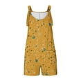 thumbnail image 4 of Penkiiy Combinaison Sans Manches à Imprimé Drapeau des États-Unis pour Femme, Jaune, P, 4 of 6