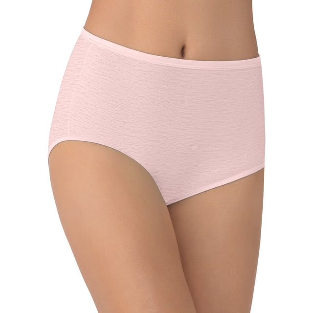 Vanity Fair Womens Body Shine Illumination Brief, 7, Quartz