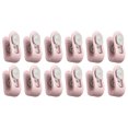 thumbnail image 1 of Pinces à Draps Pince Multifonctionnelle Pinces Antidérapantes Chaussettes de Rideau Fixation de Vêtements Accessoires de Boucle de Rideau de Matelas Accessoires de Raccords Outils Rose 12 Pcs, 1 of 9