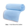 thumbnail image 3 of Btomtd Double Bedding Quilt Summer Cooler Quilt Suitable For All Seasons Soft Cover Quilt 39 Inches By 59 Inches, Blue, 3 of 9