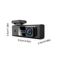 thumbnail image 3 of Smart Dash Cam 2K Full HD Smart Dash Camera For Cars Built-in G-Sensor WDR Powerful Night Vision, 3 of 9