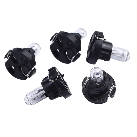 5/10Pcs T3 T4.2 Led Bulbs Auto Warming Indicator Lamp Yellow 12V 4300K High Intensity White Light Output High Temperature-Resist 5Pcs T3 Mingyiq