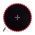 thumbnail image 2 of Almencla Tapis de Remplacement pour Trampoline Accessoire Maison Réutilisable Tapis de Saut Rond pour Trampoline Rouge 54 Boucles, 2 of 8