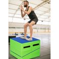 thumbnail image 4 of Costway Pliant Gymnastique Tumbling Mat Incline Cheese Coin Exercice Coussin W / Poignées, 4 of 10