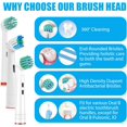 thumbnail image 3 of 12 Pack Replacement Toothbrush Head Compatible with Oral B Pro1000 and More (Pro3000 Pro5000 Pro7000), 3 of 5
