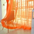 thumbnail image 4 of TIMIFIS Home Decor 2 PCS Pure Color Tulle Door Window Curtain Drape Panel Sheer Scarf Valances OR DecorFall, 4 of 7