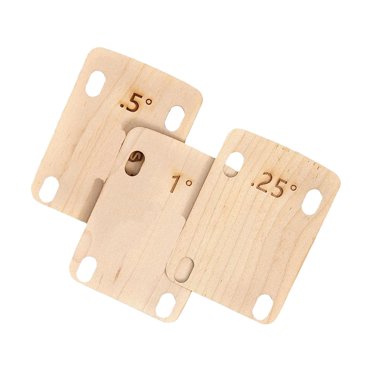 Milaget 3 Pieces 4 Holes Neck Plate Gasket Neckplate Replacement Accessory Guitar Neck Shims Set Electric Guitar Neck Shims Plate for Guitar Masters