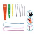 thumbnail image 1 of 9 Pcs Enfile-Cordon en Plastique Flexible de Rechange Cordon Enfile-Cordon Enfile-Cordon en Plastique Trousse de Remplacement Accessoires, 1 of 7
