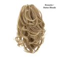 thumbnail image 2 of Chignon Décoiffé Postiches Synthétiques Pince à Griffes Ondulée Naturelle Extensions de Cheveux Queue de Cheval Courte, 2 of 7