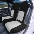 thumbnail image 3 of FH Group Neoprene Custom Fit Car Seat Covers for 2016-2024 Honda Civic Rear Gray Waterproof, 3 of 4