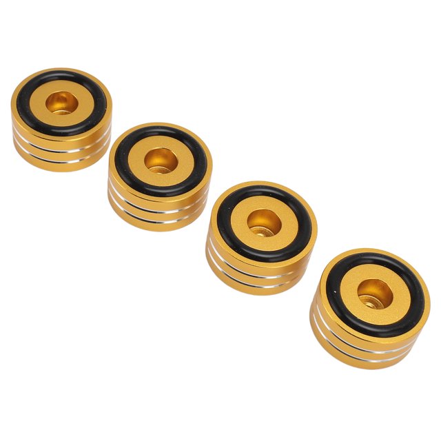 Pieds d'Isolation pour Haut-Parleur, Pointes en Alliage d'Aluminium Réduisent les Vibrations, avec Faible Point de Vibration Harmonique, Applicables pour Lecteur CD DVD HiFi
