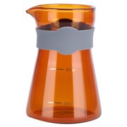 Cold Brew Iced Coffee Maker, Pour Over Coffee Maker Explosion Proof With Graduation Line For Home Kitchen Coffee Shop For Coffee Lovers Brown