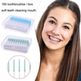 thumbnail image 2 of MesaSe 320pcs Double-ended Toothpick Soft Silicone Tooth Picks Floss Interdental Brush Stick Hygiene Tools (Green), 2 of 9