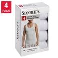 thumbnail image 1 of Stanfield’s Men’s Athletic Tank, 4-pack, White, Large, 1 of 4
