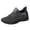 Grey, variant on Men's Fashion Dress Sneakers Fashion Spring and Summer Men Sports Shoes Flat Bottom Light Slip On Elastic Fly Woven Mesh Breathable Comfortable Casual Sneakers Male Shoes(Black,10.5)