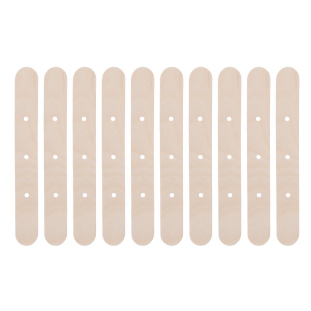 Candle Wick Stickers, DIY Candles 50pcs Smoothing Surfaces Wooden Candle Wick Holders For Home Use