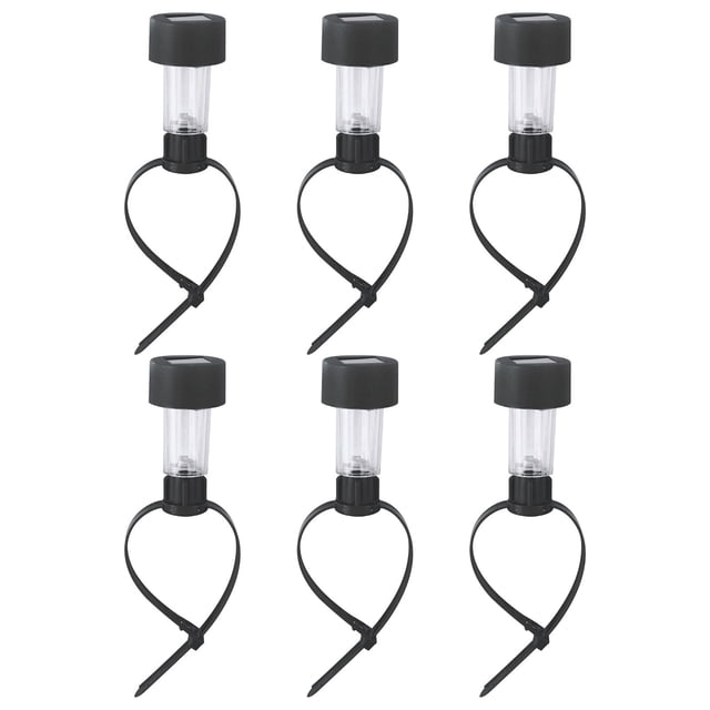 Solar Power Above Ground Pool Lights Waterproof Lamps for Outdoor Swimming Pools Energy Efficient Lighting, 6pcs