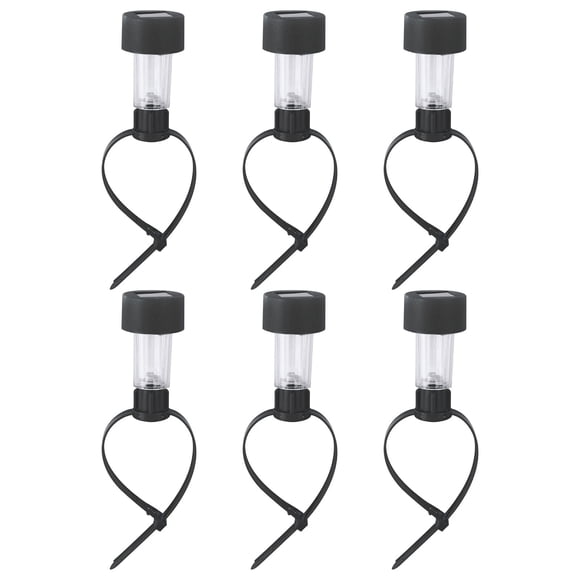 Dvruxg Solar Lights Outdoor, 6 Pack Waterproof Solar Landscape Lighting for Pathway Garden Yard Path Walkway Driveway Lawn Patio Outside Decor