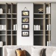 thumbnail image 4 of DLQuarts Collage Hanging Picture Frame 5x7, 4-Frame Set, 3.5x5 With Mat or 5x7 Without Mat, Rustic Solid Wood Photo Frame Weathered Black, 4 of 4