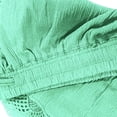 thumbnail image 5 of AherBiu Plus Size Bottom Shorts for Women Wide Leg Drawstring Elastic Waisted Comfy Loungewear Shorts, 5 of 5